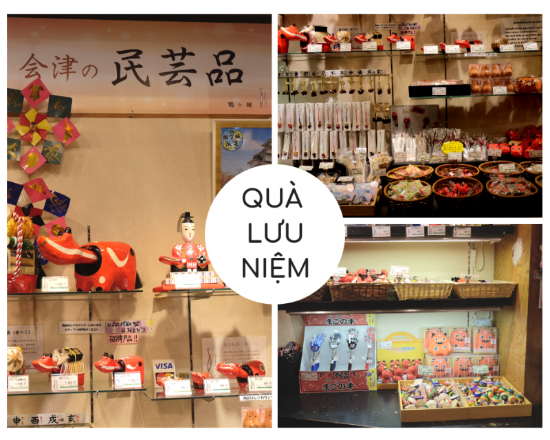 Qùa lưu niệm ở Aizu